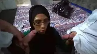 نار النيك: فيلم إباحي لمحجبات مع عربيات حارقات